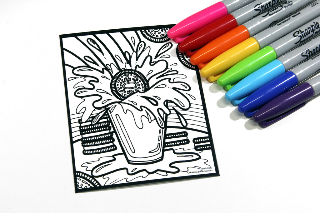 Défi-Mini #0281, LE LANCÉ DU BISCUIT, imprimé sur carton, format 4x5 pouces