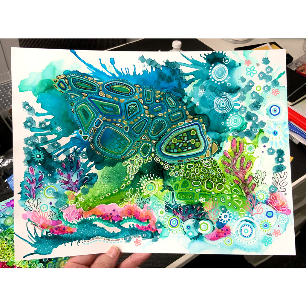 TORTUE DE MER, oeuvre originale