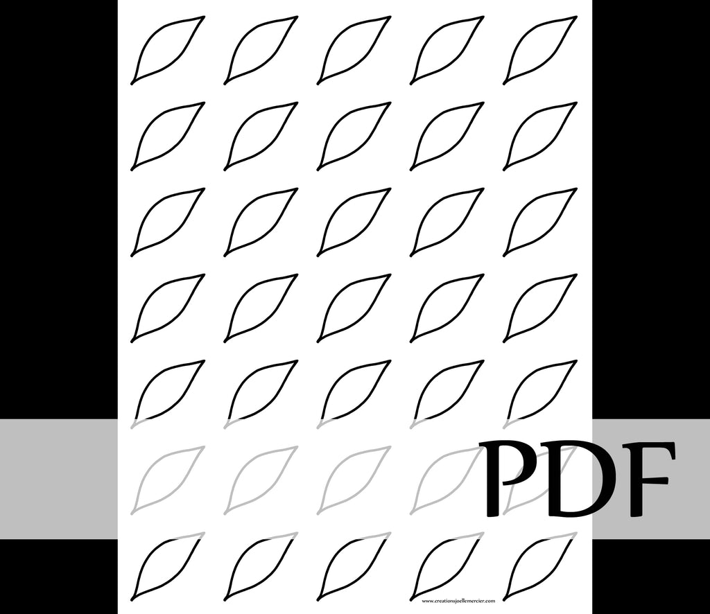 Téléchargement instantané - PDF à imprimer - Page pour effectuer vos tests de couleurs.